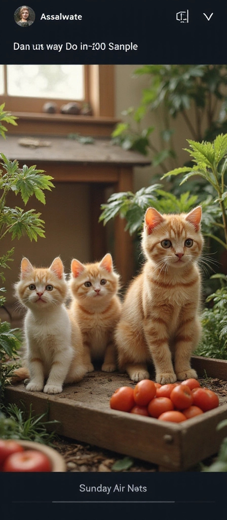 Prompt: There are three cats, they are very hardworking. One of them is a bad cat and dies. The rest of the cats are raised by their sister.
