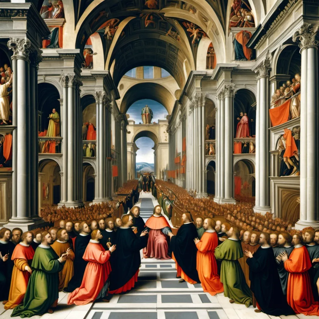 Prompt: the Catholic reformation during the Italian renaissance