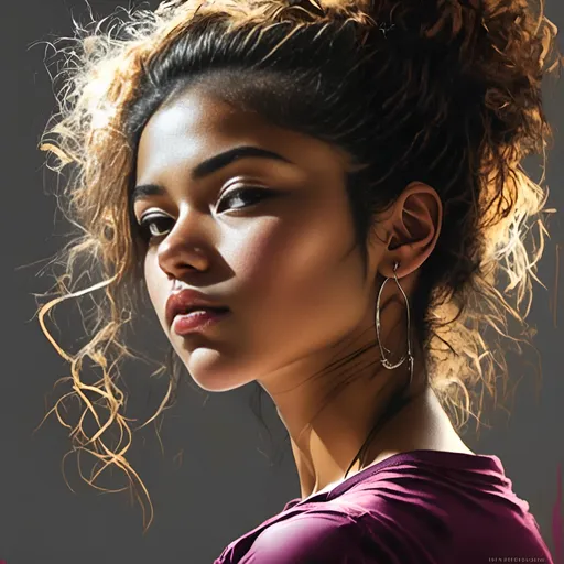 Prompt: <mymodel> ((best quality)), ((masterpiece)), ((realistic)), (detailed) illustration, hip-hop young woman ,chiaroscuro,perfect composition , masterpiece, hyperrealism, delicate detailed complex, highly detailed, intricate detailed, volumetric lighting, light reflection, highly detailed concept art, trending on artstation, vivid colors, melancholic, dim lights, 8k uhd, realistic,