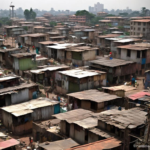 Prompt: slums, Abidjan, 