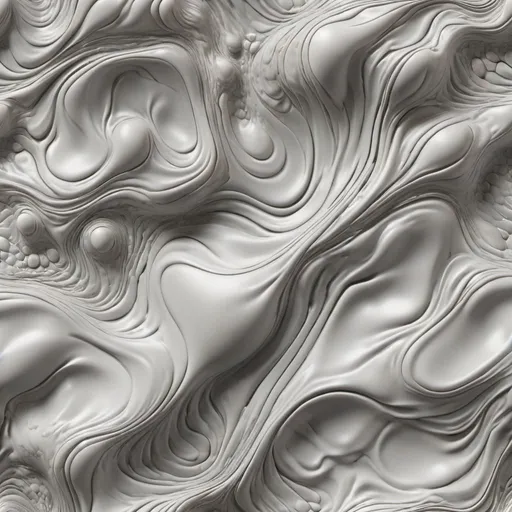 Prompt: seamless tile-able displacement texture map. organic, fluid, ethereal, abstract, unique, procedural