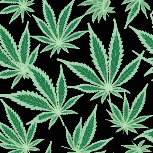 Prompt: Animated cannabis leaf