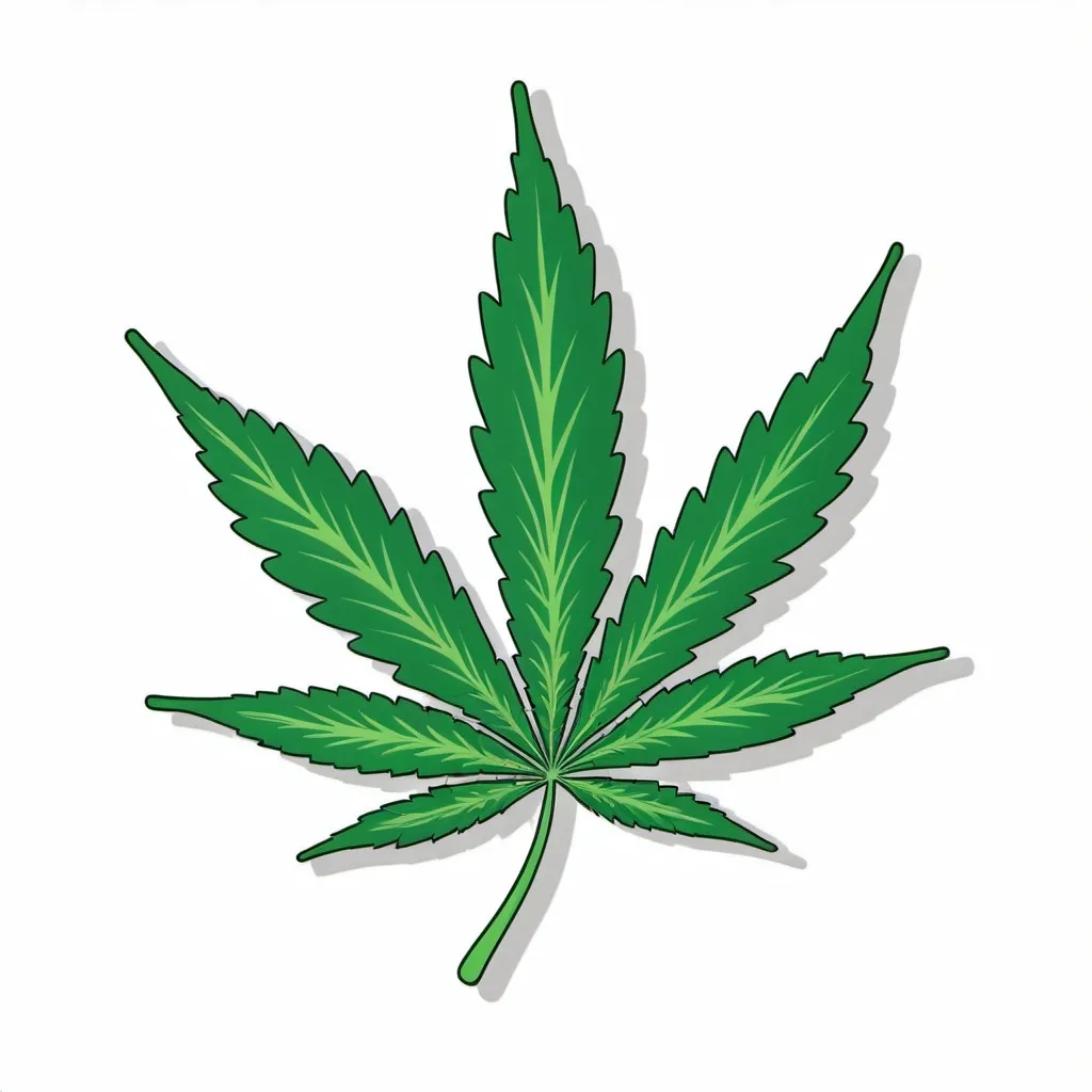 Prompt: Animated cannabis leaf