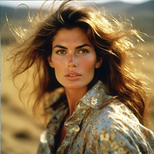 Prompt: <mymodel>A woman portrait in Midjourney Style, Cindy crawford