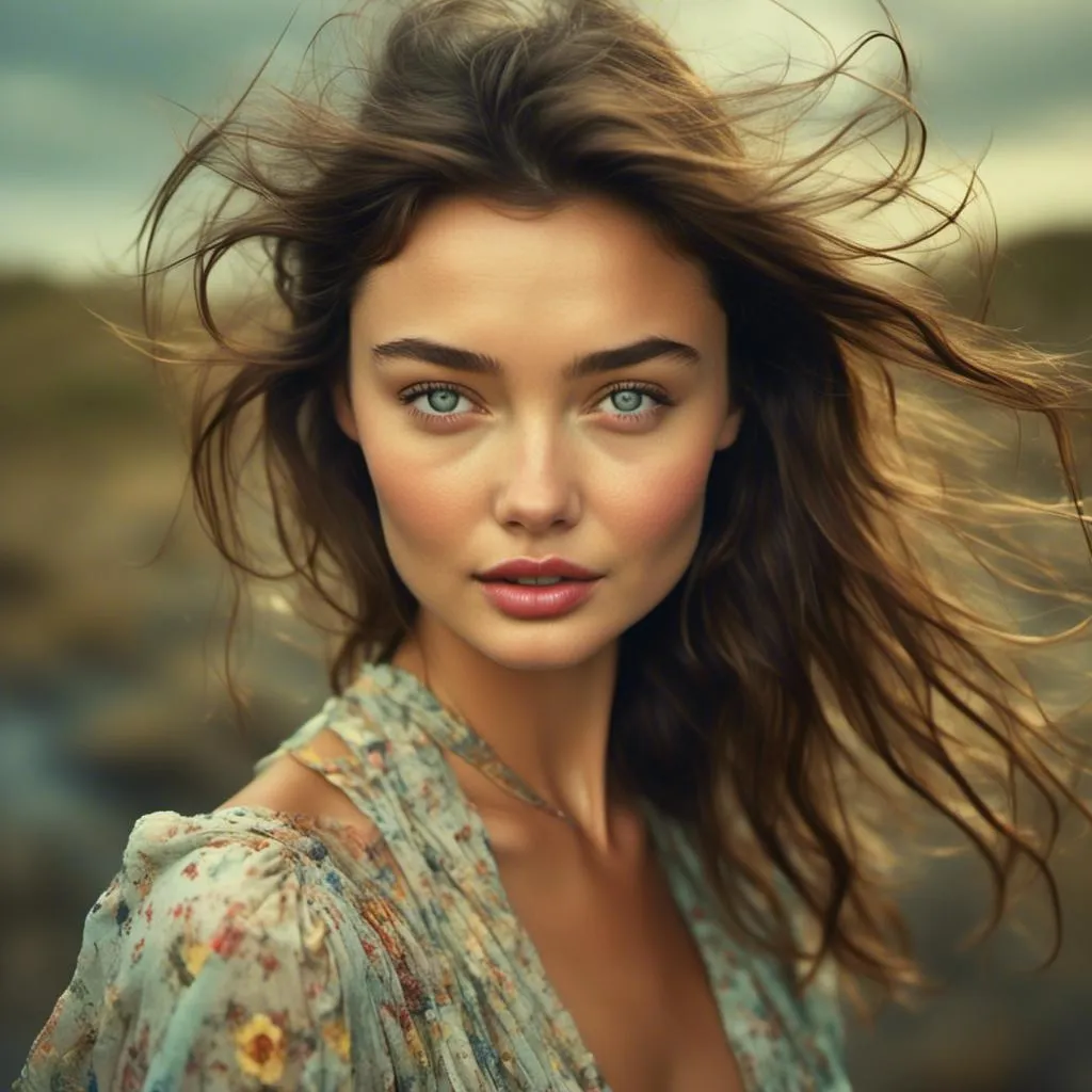 Prompt: <mymodel>A woman portrait in Midjourney Style, miranda kerr