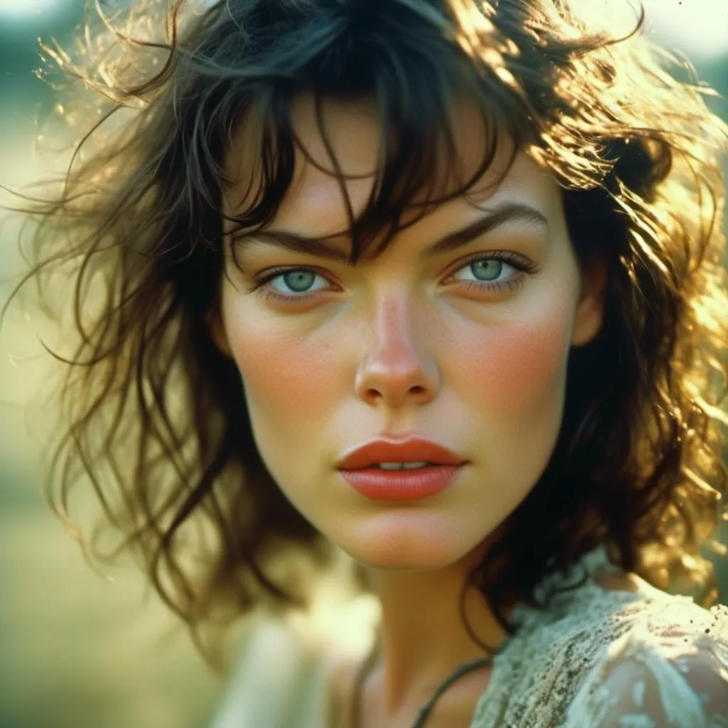 Prompt: <mymodel>A woman portrait in Midjourney Style, Milla Jovovich