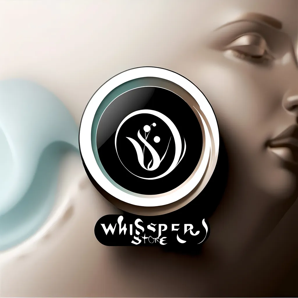 Prompt: /image. A logo design for "Whisper Store" that combines elegance and simplicity, with smooth lines and distinctive patterns reflecting sophistication. It may include a subtle icon representing a whisper, with calm and appealing colors evoking a sense of tranquility and elegance.3 D