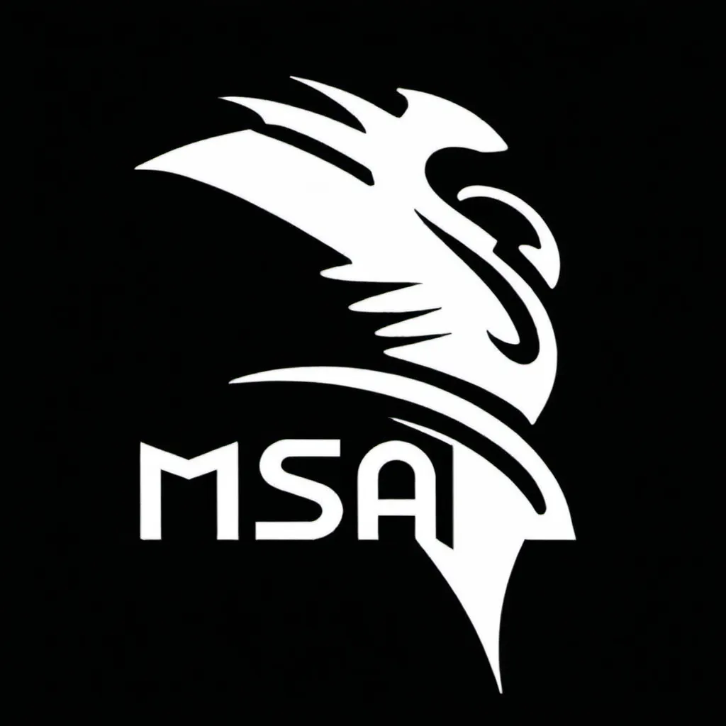 Prompt: Logo of the word MSA