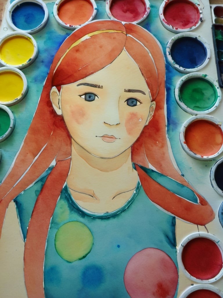 Prompt: Watercolors