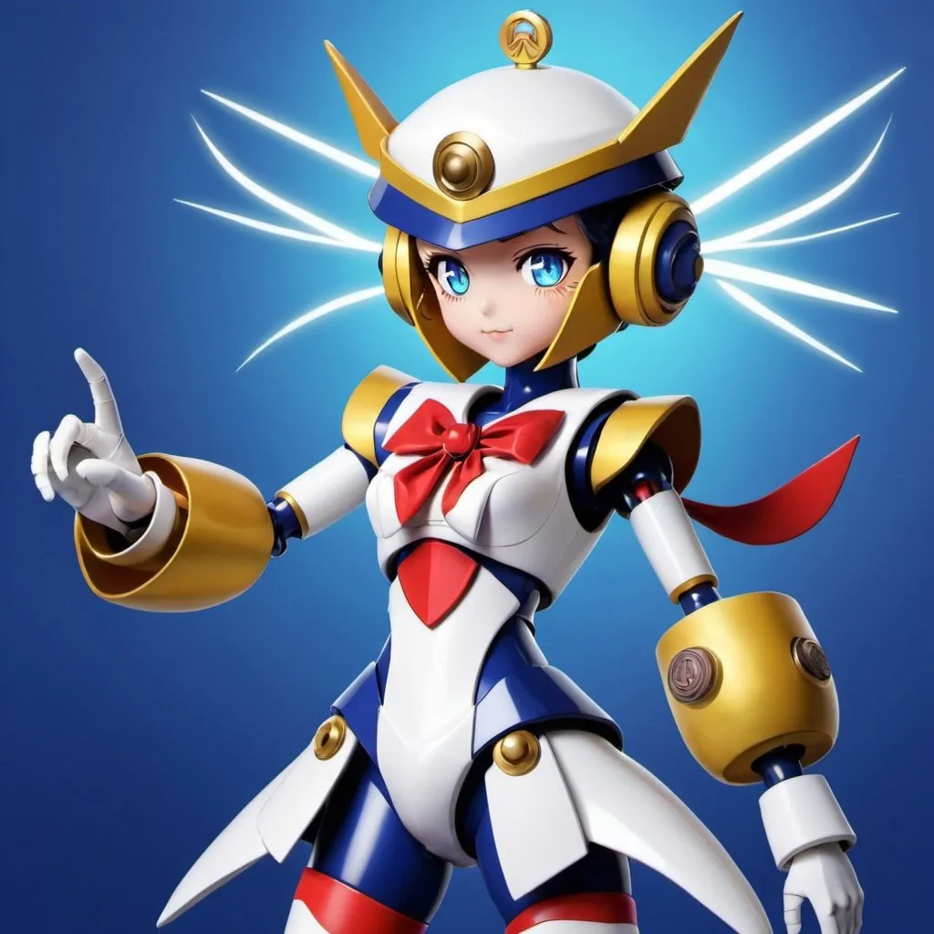 Prompt: Sailor Medabot