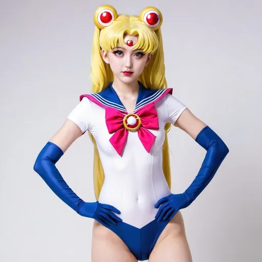 Prompt: Sailor Moon Zentai 