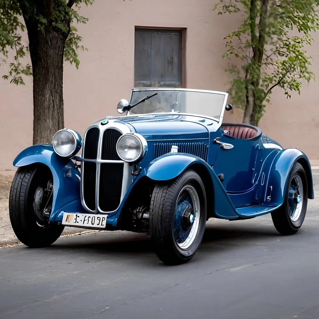 Prompt: 1930s bmw hot rod 