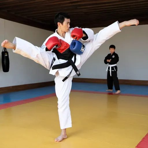 Prompt: taekwondo
