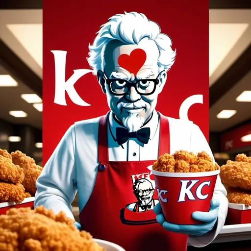 Prompt: KFC as Disney Pixar poster