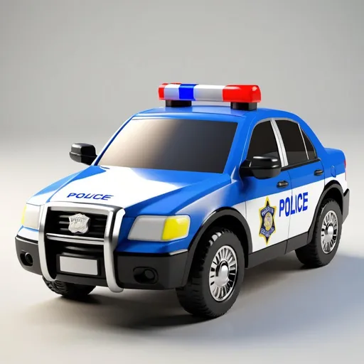 Prompt: 3D police toy