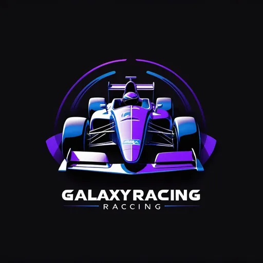 Prompt: (logo design for "Galaxy Racing"), vibrant purple and blue hues against a cosmic black background, minimalist formula 1 car outline, checkered flag element creatively intertwined, Racecar #91, delicate stars scattered around, sleek and modern aesthetics, emphasizing space theme, visually striking,simple, professional appeal, ultra-detailed and high resolution.