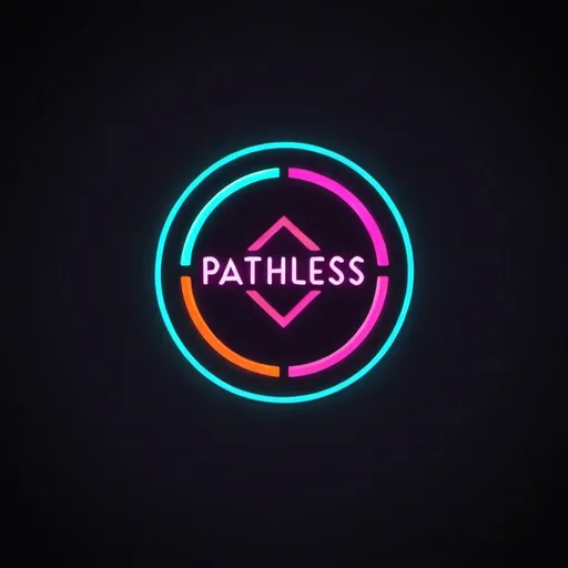 Prompt: make a neon logo that says "Pathless"