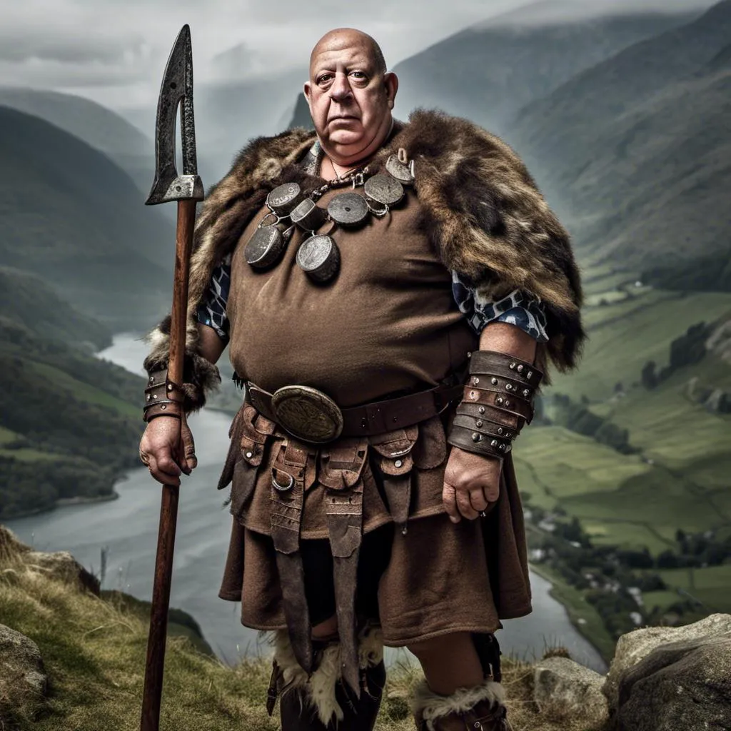 Prompt: <mymodel>As a viking full length photo Realistic with viking  sowed and weapons 