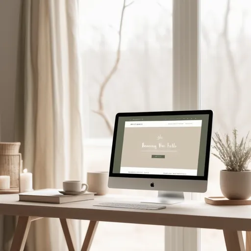 Prompt: Minimal, professional YouTube channel banner for a faith-based self-development brand called “Becoming Whole.”
Soft neutral color palette with beige, warm cream, and muted sage green tones.
Natural light streaming through a window, creating a calm and reflective atmosphere.
Subtle lifestyle elements such as an open Bible or a journal placed tastefully, not cluttered.
Clean, modern Christian aesthetic, no people, no faces.
Elegant serif or soft sans-serif typography displaying the text “Becoming Whole.”
High-resolution, cinematic lighting, peaceful, minimal, timeless branding.