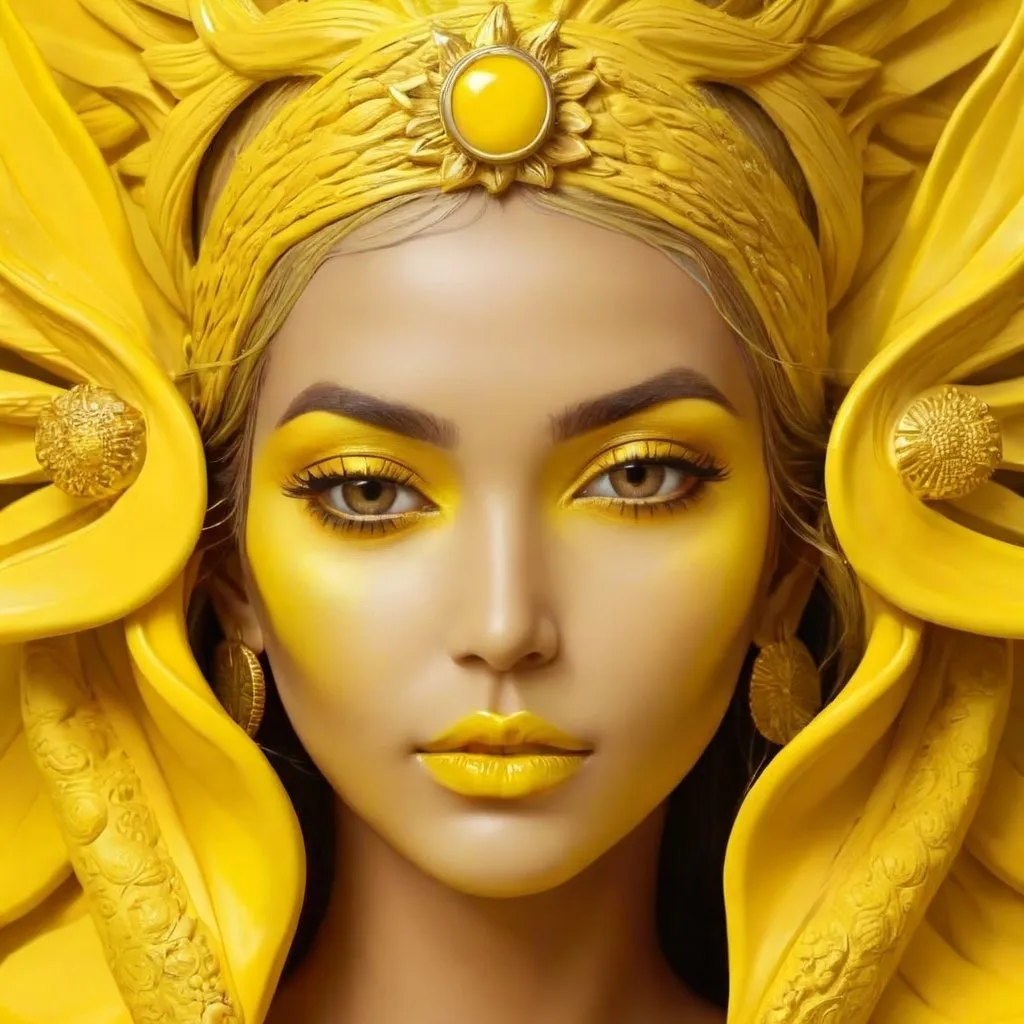 Prompt: Yellow goddess