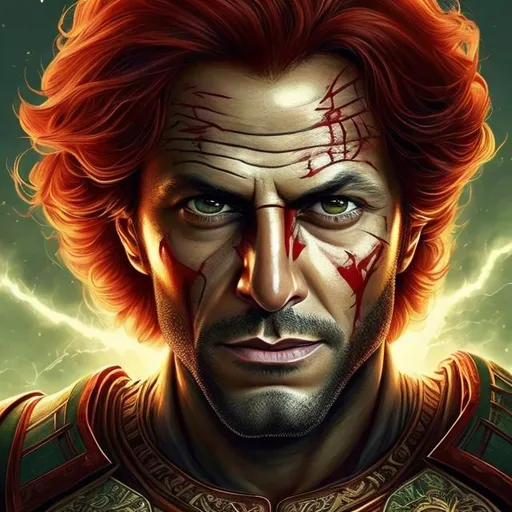 Prompt: Portrait of {imran khan 30 years old} with {red and green} hair and with cute face, {dark background}, perfect composition, hyperrealistic, super detailed, 8k, high quality, trending art, trending on artstation, sharp focus, studio photo, intricate details, highly detailed, by greg rutkowski
