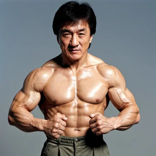 Prompt: Muscular Jackie Chan 