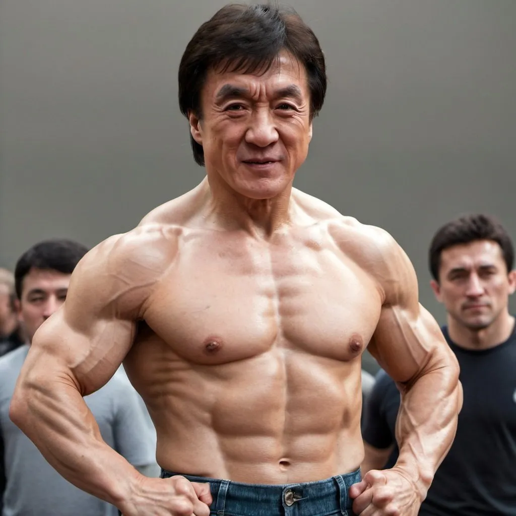 Prompt: Muscular Jackie Chan 