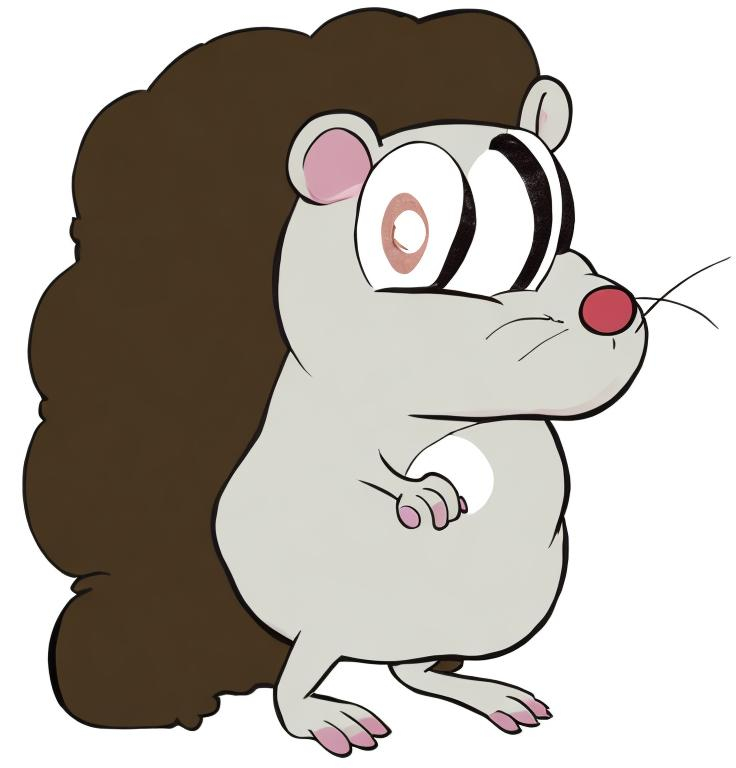 Prompt: Trevor Angstrom (The Bunny And Mousey Show Style)