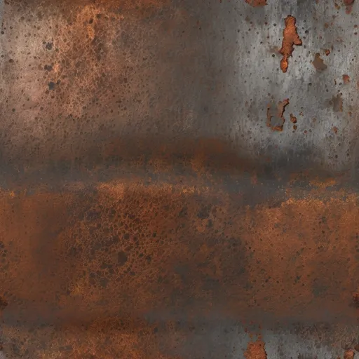 Prompt: a seamless lightly rusted steel texture