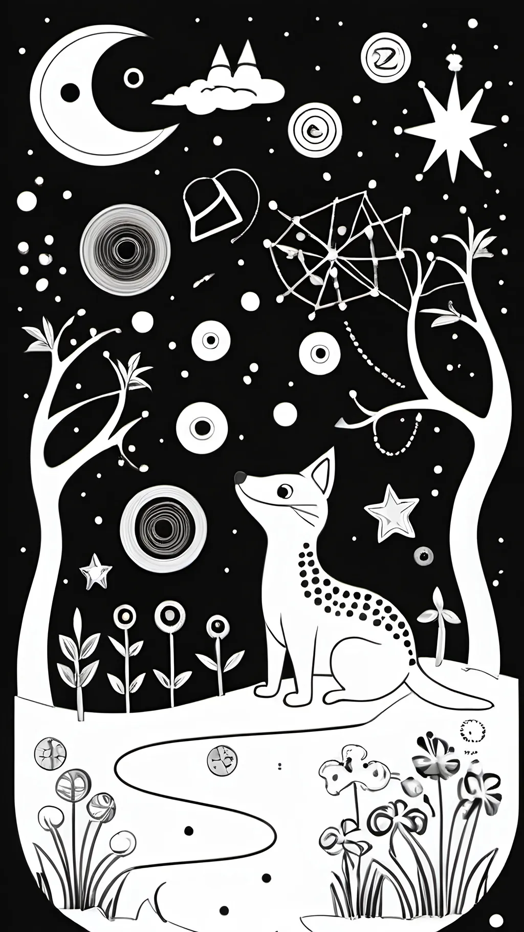 Prompt: (black and white) dot to dot activity page, engaging and playful design, clear numbering visible, whimsical imagery waiting to be connected, delightful shapes and characters, suitable for children, fun educational tool, crisp zones for connecting dots, entertaining atmosphere, well-structured layout, suitable for print, educational and artistic engagement, high-quality line art, abundant creativity, sharp edges.