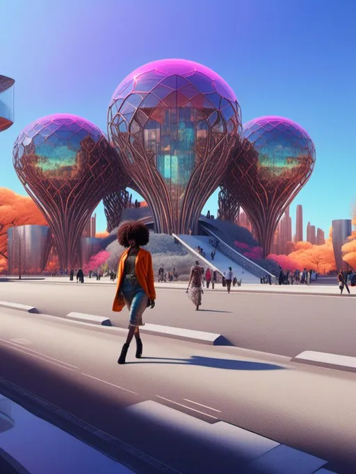 Prompt: <mymodel>Afro-futurism illustration with vibrant colors, futuristic cityscape, detailed cybernetic enhancements, glowing neon lights, dynamic, high quality, digital art, vibrant colors, futuristic, cybernetic enhancements, dynamic pose, professional, atmospheric lighting