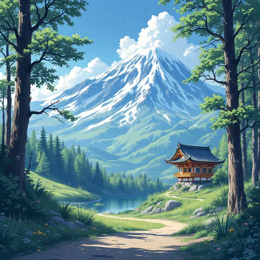 Prompt: Ghibli-style 