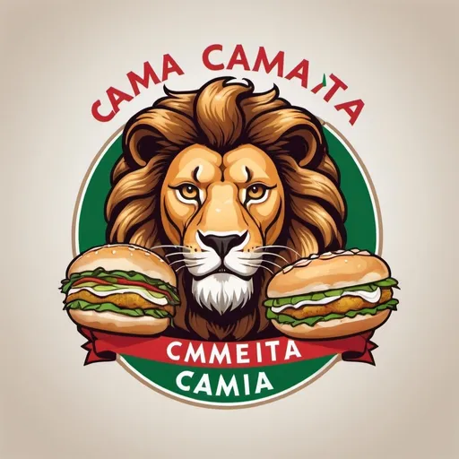 Prompt: A Cemita business logo but for Italian customers with a Lion 