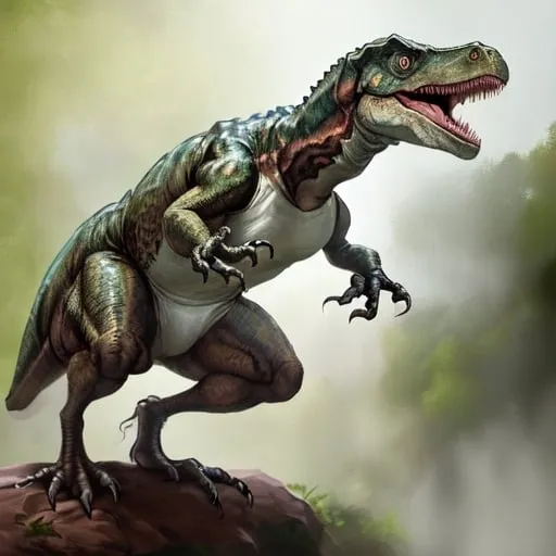 Prompt: i cannot get it to make a Jurassic park style velociraptor even with an image reference. its a t rex every time. its driving me insane. any tips?  ive tried using both the term and style of Jurassic park as well as trying to go off of a ref image.