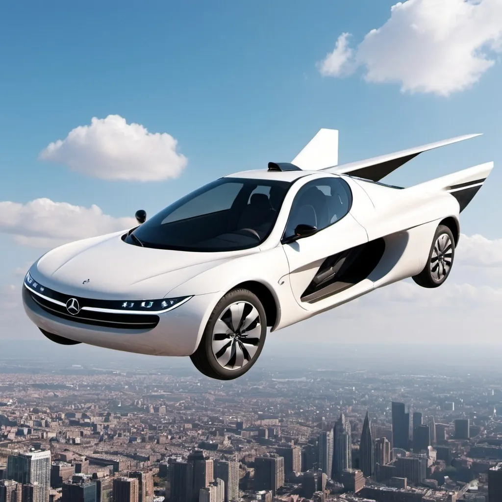 Prompt: can you make me a 2065 flying car