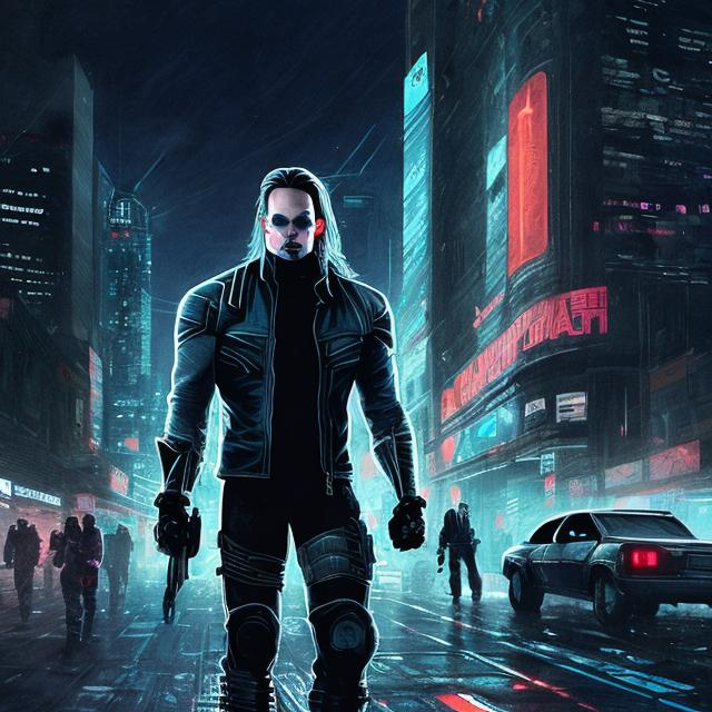 Prompt: CYBERPUNK THE WINTER SOLDIER