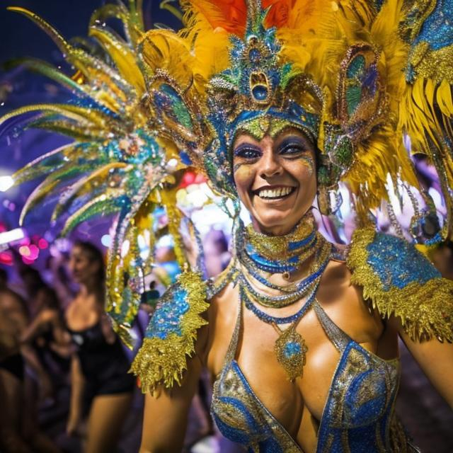 Prompt: Rio de Janeiro carnival 