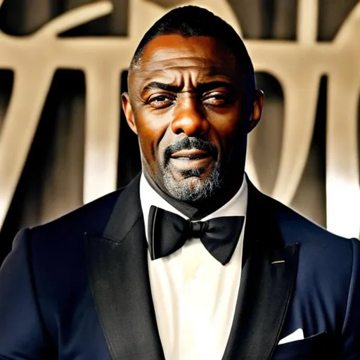 Prompt: Idris Elba as James Bond 