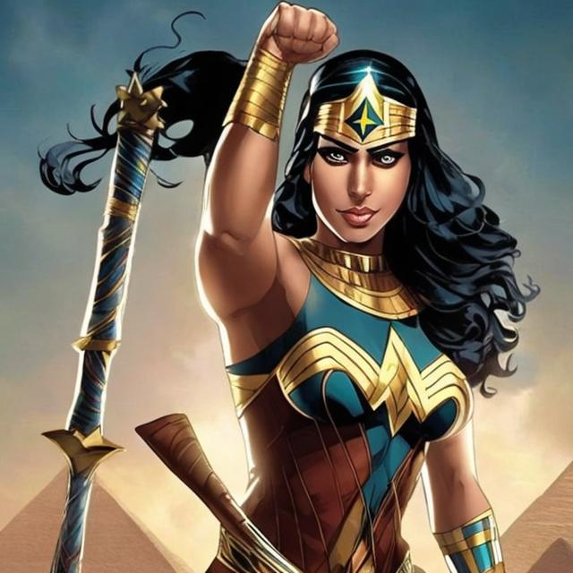 Prompt: EGYPTIAN WONDERWOMAN 