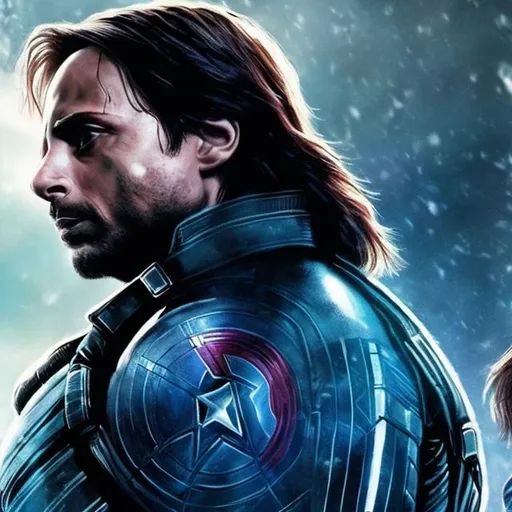 Prompt: NANOTECH THE WINTER SOLDIER