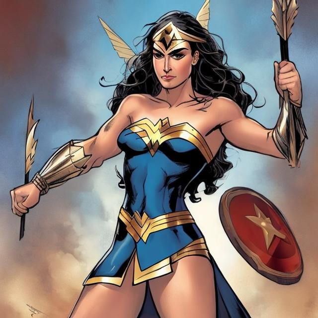 Prompt: GREEK WONDERWOMAN 