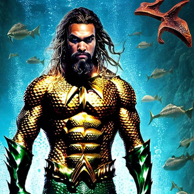 Prompt: AQUAMAN