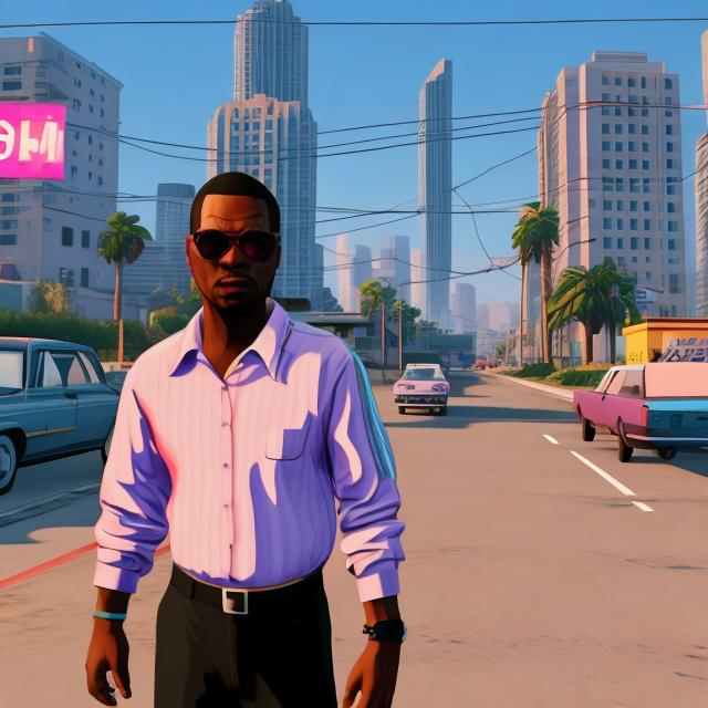 Prompt: VICE CITY GTA6