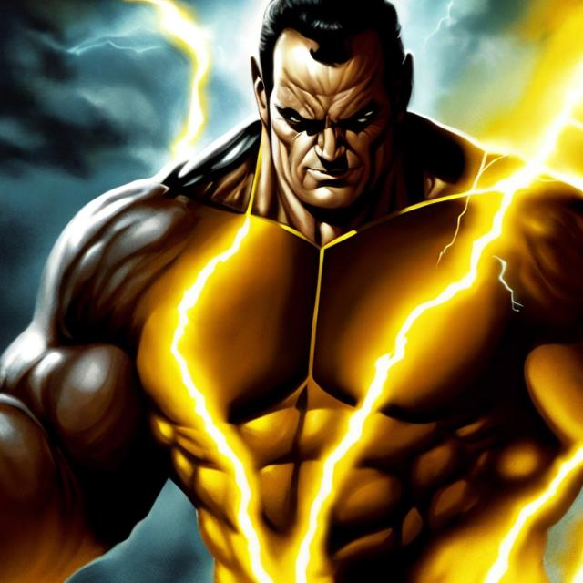 Prompt: BLACK ADAM