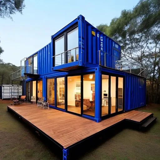 Prompt: SHIPPING CONTAINER HOME
