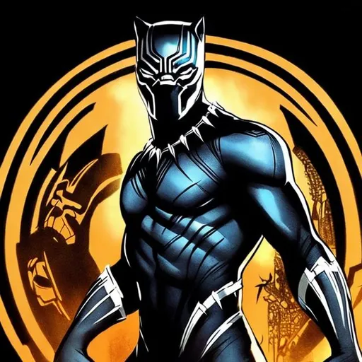 Prompt: BLACK PANTHER SAMURAI 