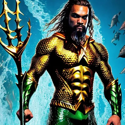 Prompt: AQUAMAN