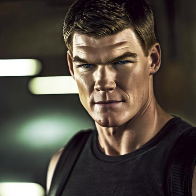 Prompt: ALAN RITCHSON AS JACK REACHER