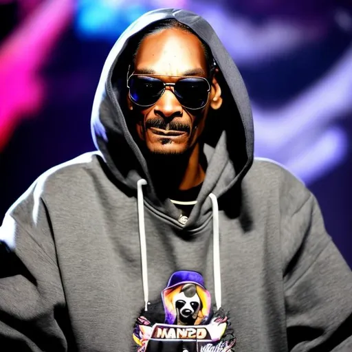 Prompt: SNOOP DOGG IN A HOODIE