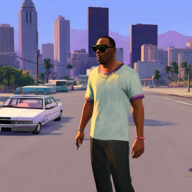 Prompt: VICE CITY GTA6